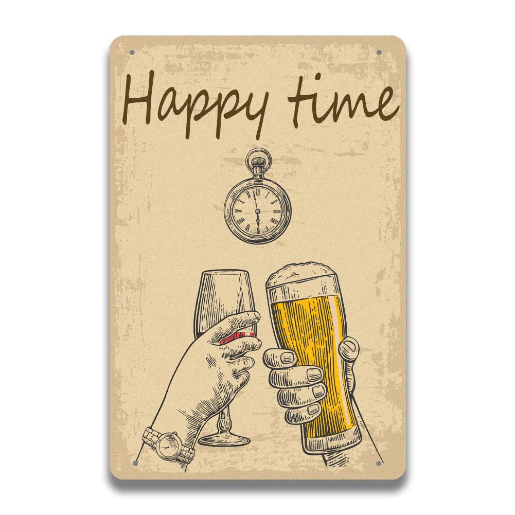 Home Office Hours - BEUIWJHE Happy Hour,Pocket Watch,Friends Party,Vintage Bar