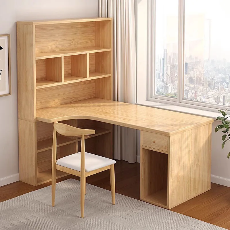 Home Office Shed - Computer desk L-shaped knee table 55