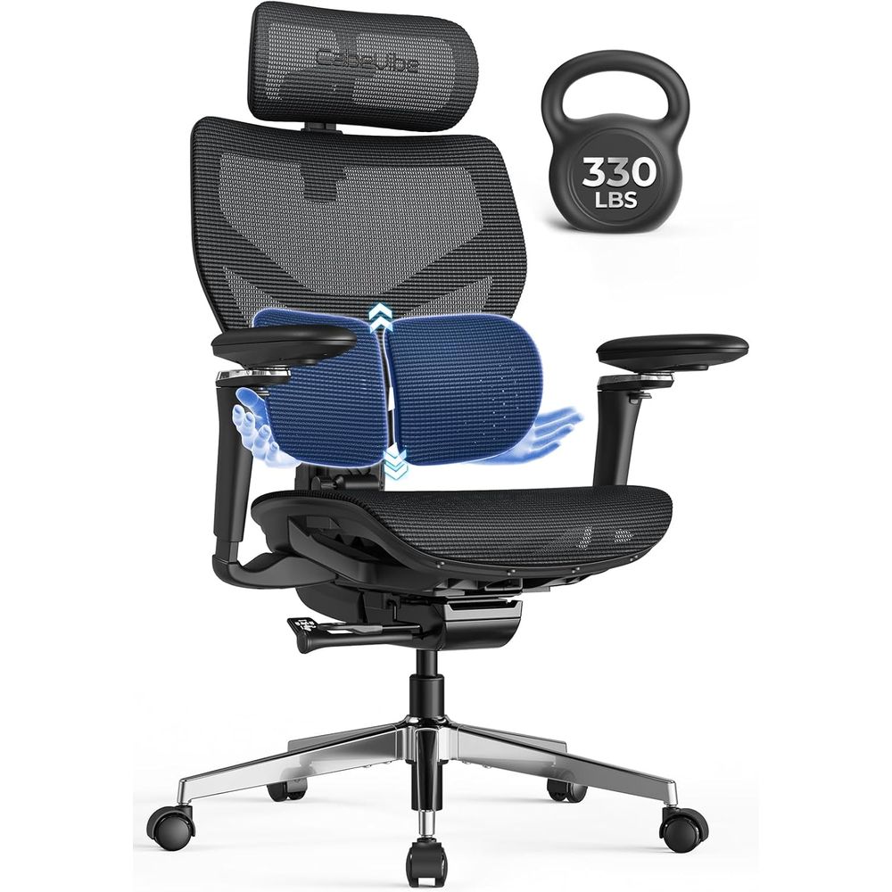 Home Office Hours - Ergonomic Oice Chair with Lumbar Support