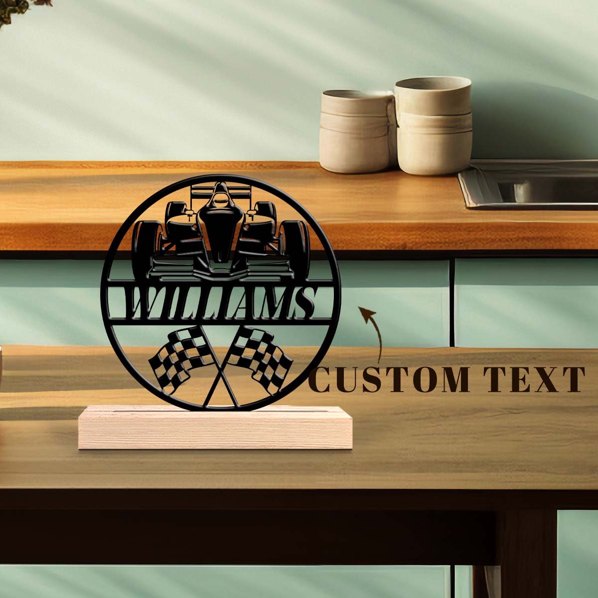 Home Office Equipment - 1pc Customized Metal Handicraft Ornaments Custom
