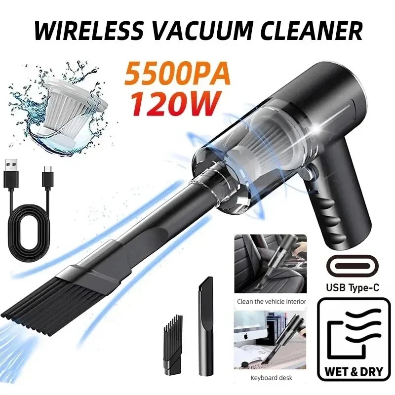 Home Office With Sofa - Strong Suction Portable Handheld Cordless Mini
