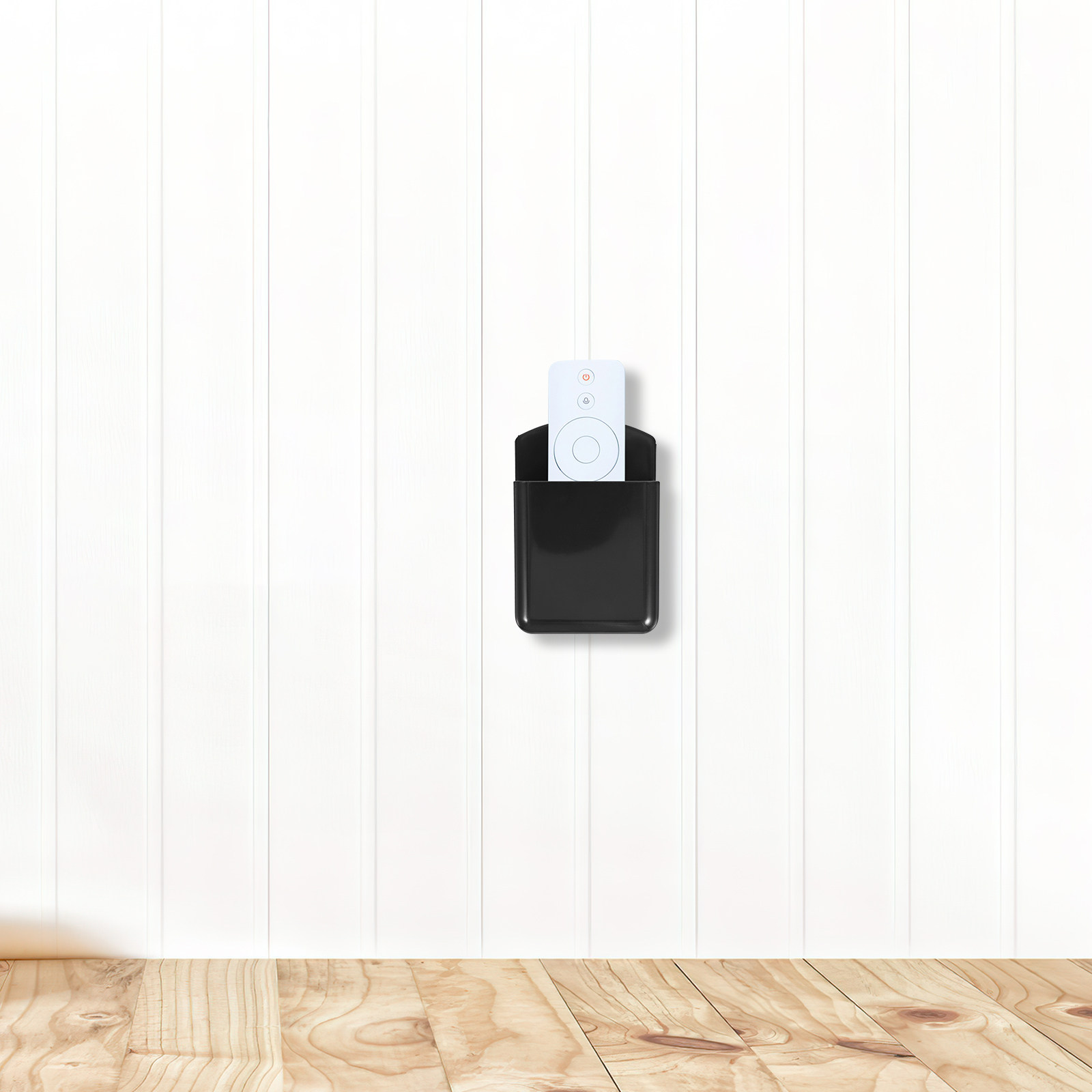 Home Office In Living Room - Wall Mount Remote Holder ABS Material