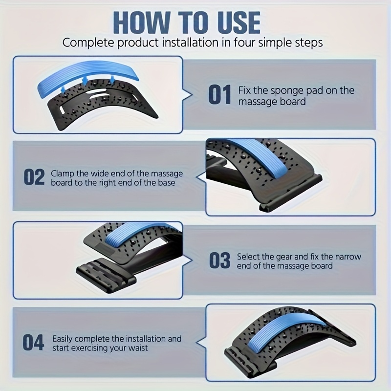 3-Level Back Stretcher Posture - огляд і ціна Home Office Equipment
