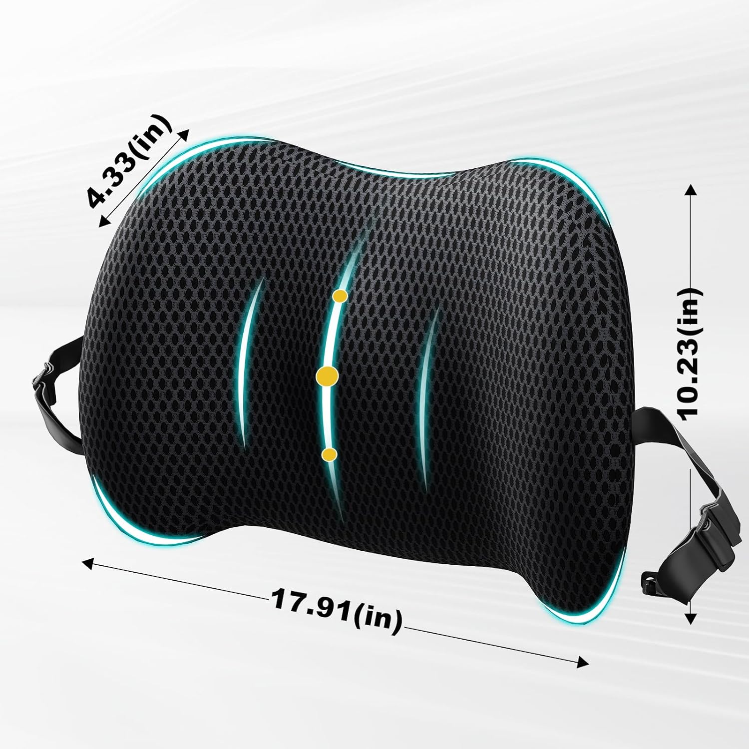 Ergonomic Lumbar Support Pillo - огляд і ціна Home Office Cozy