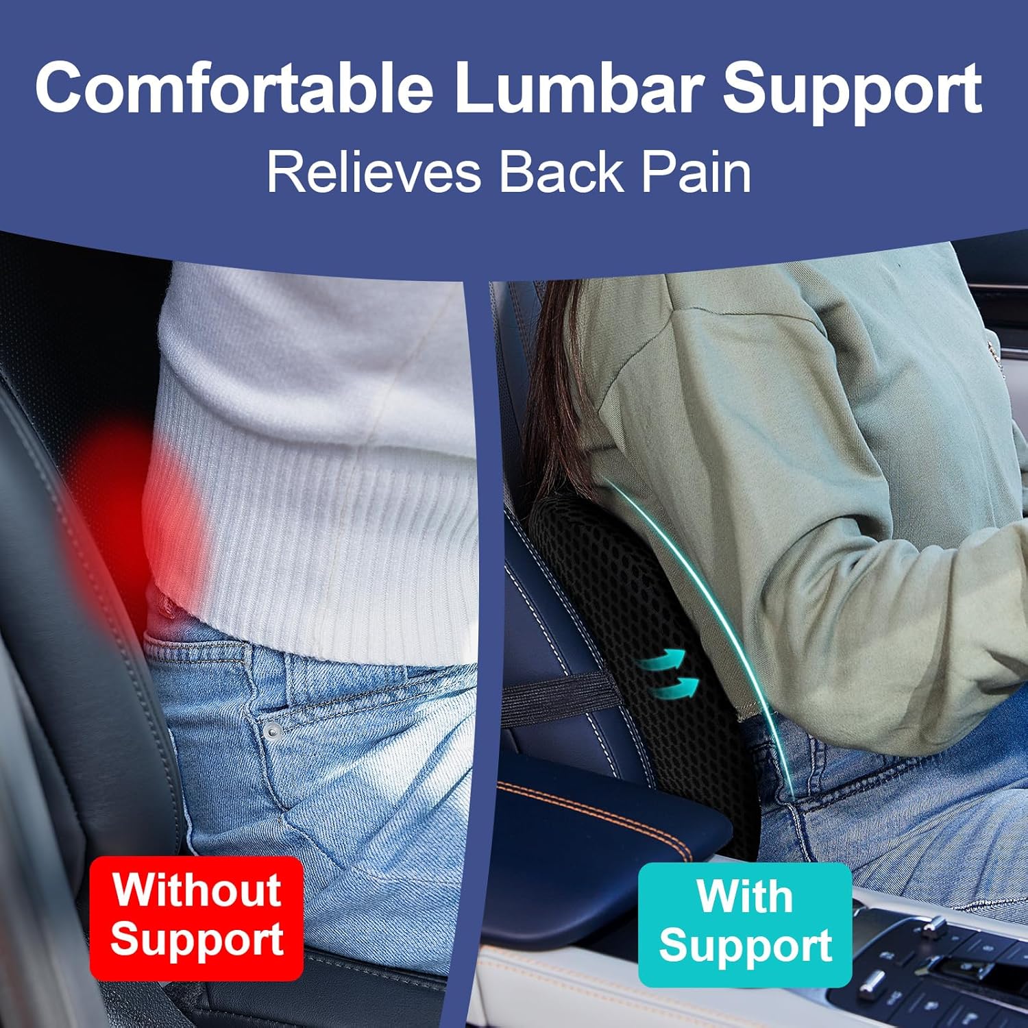 Ergonomic Lumbar Support Pillo - огляд і ціна Home Office Cozy