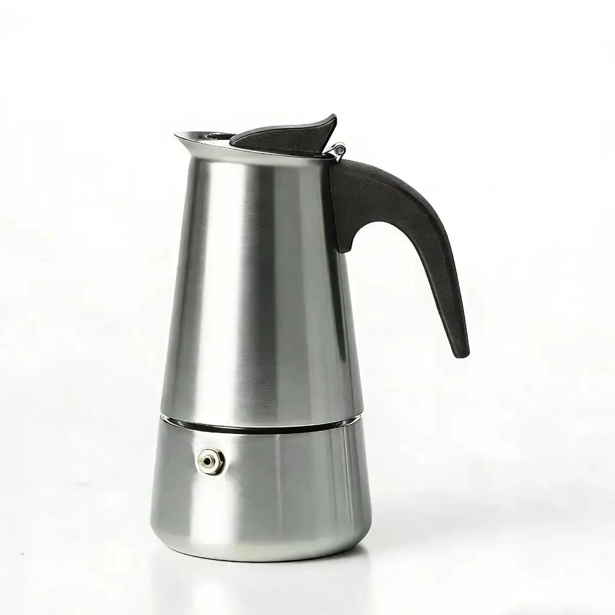 4/6  Stainless Steel Moka Pot, - огляд і ціна Home Office Moka