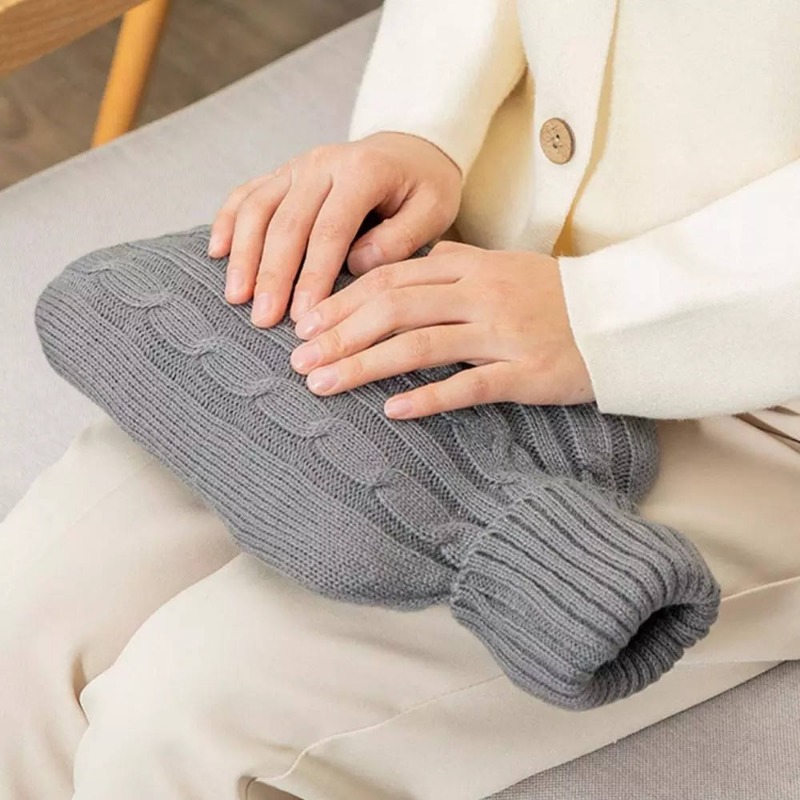 1pcsGray Hot Water Bottle Cove - огляд і ціна Home Office Cozy