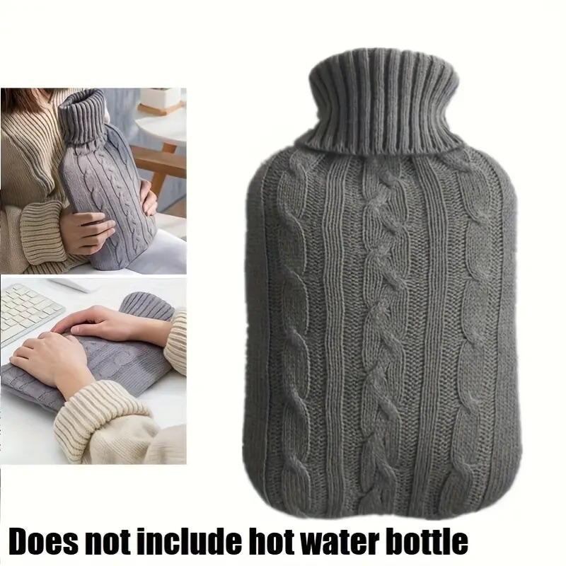 1pcsGray Hot Water Bottle Cove - огляд і ціна Home Office Cozy