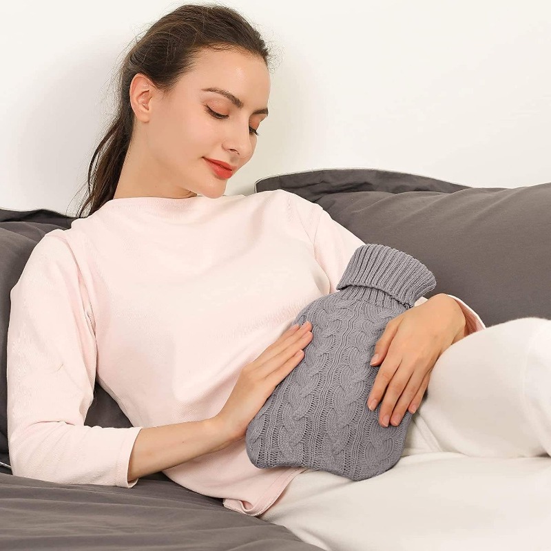 1pcsGray Hot Water Bottle Cove - огляд і ціна Home Office Cozy