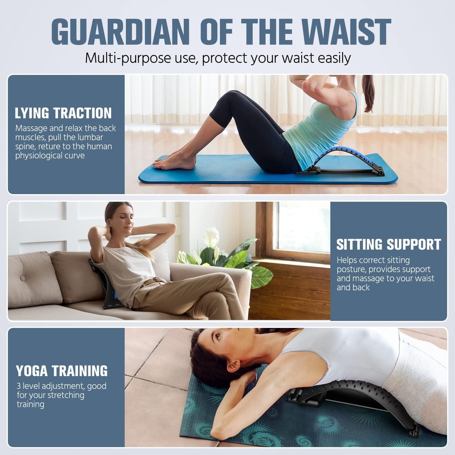 Multi-Level Back Stretching De - огляд і ціна Home Office Equipment