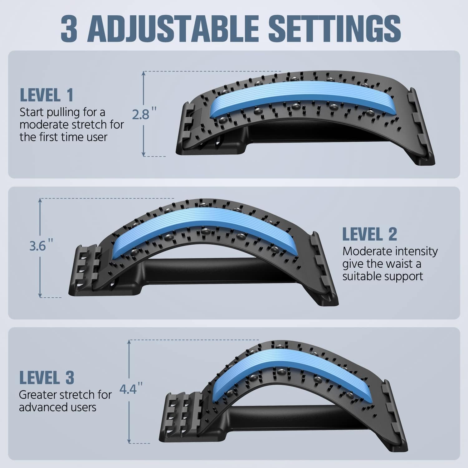 Multi-Level Back Stretching De - огляд і ціна Home Office Equipment