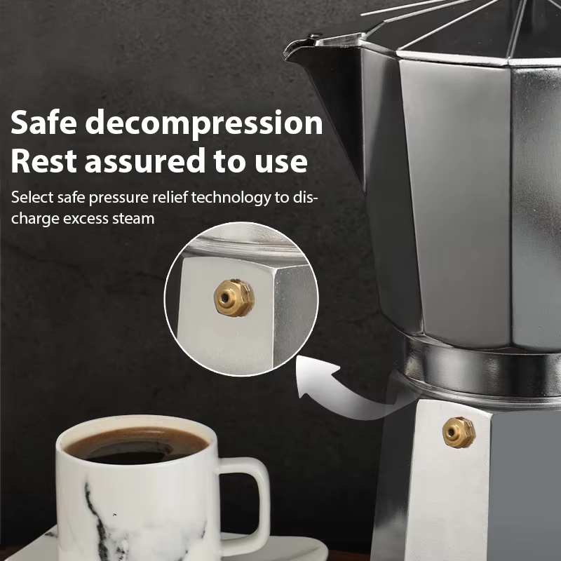 Aluminum Coffee Kettle Latte P - огляд і ціна Home Office Moka