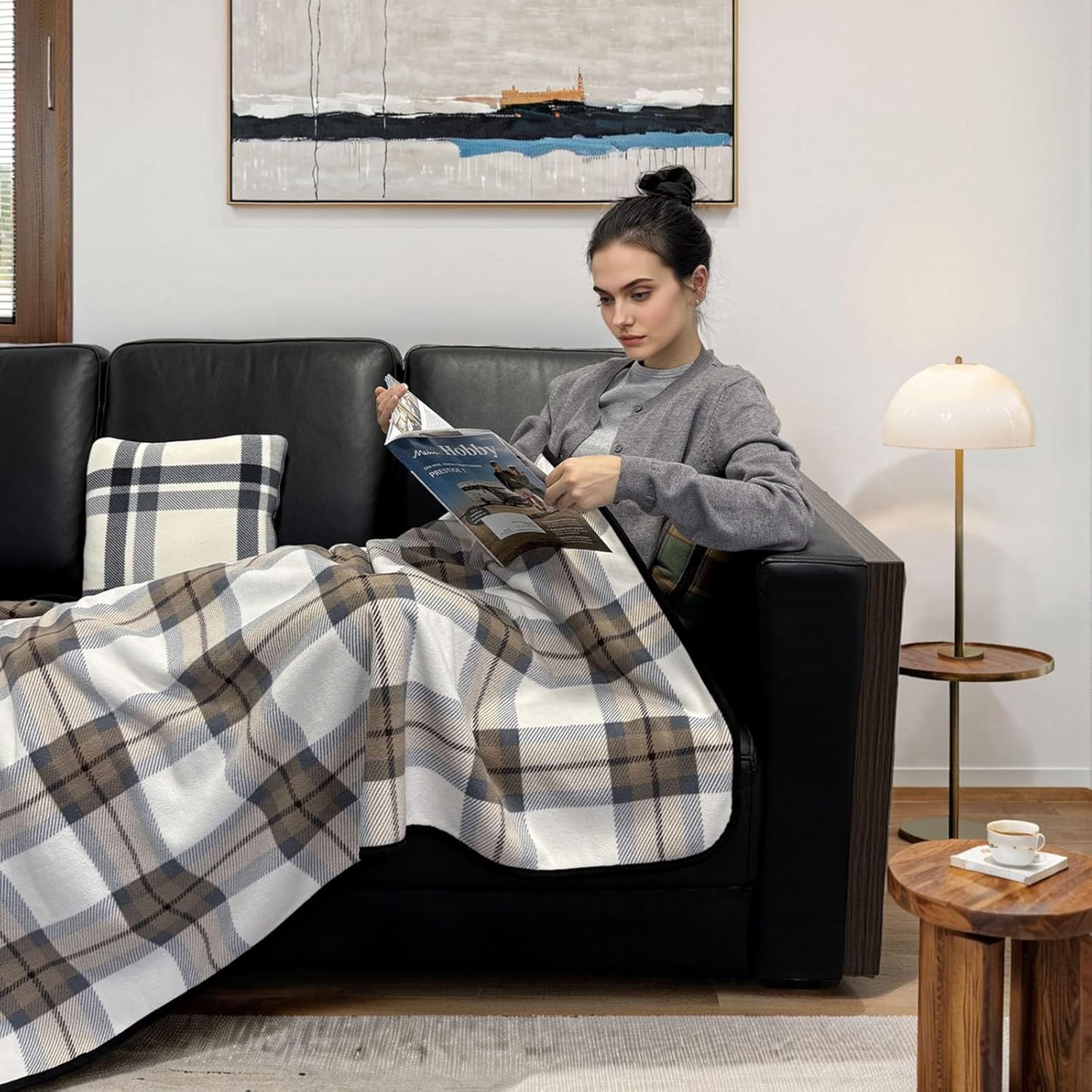 Wearable Blanket Throw Plush F - огляд і ціна Home Office With Sofa