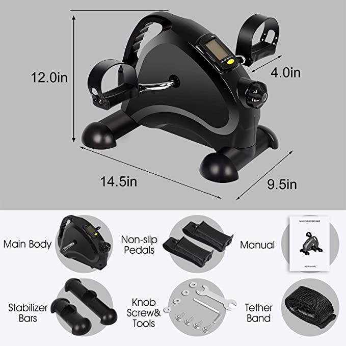 Under Desk Mini Elliptical Bik - огляд і ціна Home Office Equipment