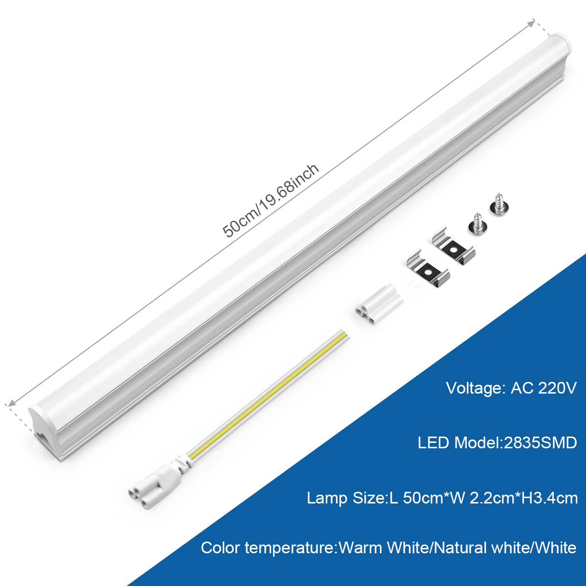 15W T5 LED Tube Light 50cm, En - огляд і ціна Home Office Hours