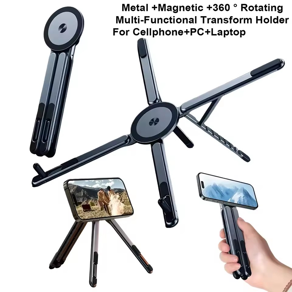 3 in 1 Foldable Magnetic Phone - огляд і ціна Laptop Stand Foldable