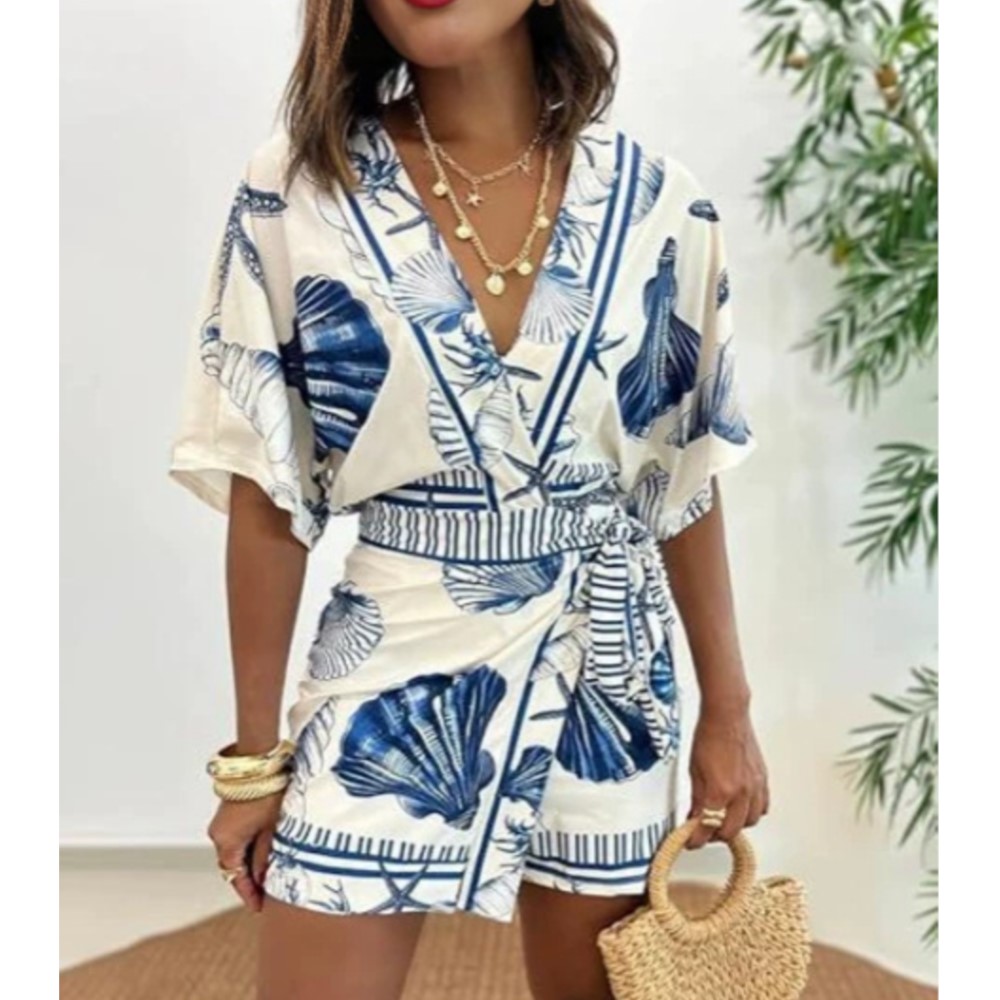 Fashion Printed Short Sleeve W - огляд і ціна Home Office Romance