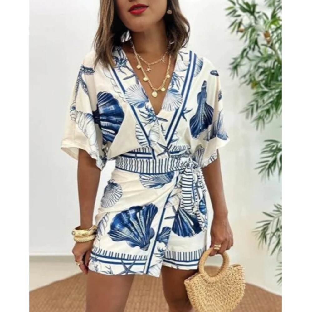 Fashion Printed Short Sleeve W - огляд і ціна Home Office Romance
