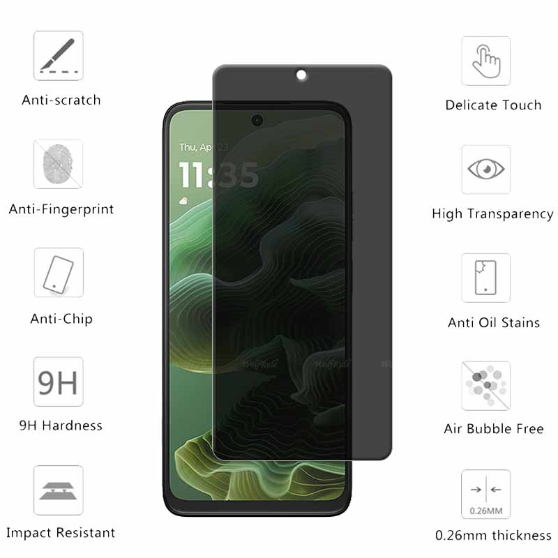 1/2/3/4Pcs For Moto G35 Glass  - огляд і ціна Monitor Privacy Screen