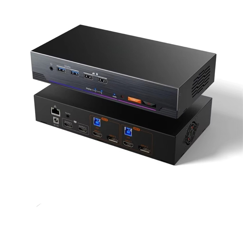 TESmart KVM Switch 8K 2x2 Dual - огляд і ціна Home Office Kvm Switch