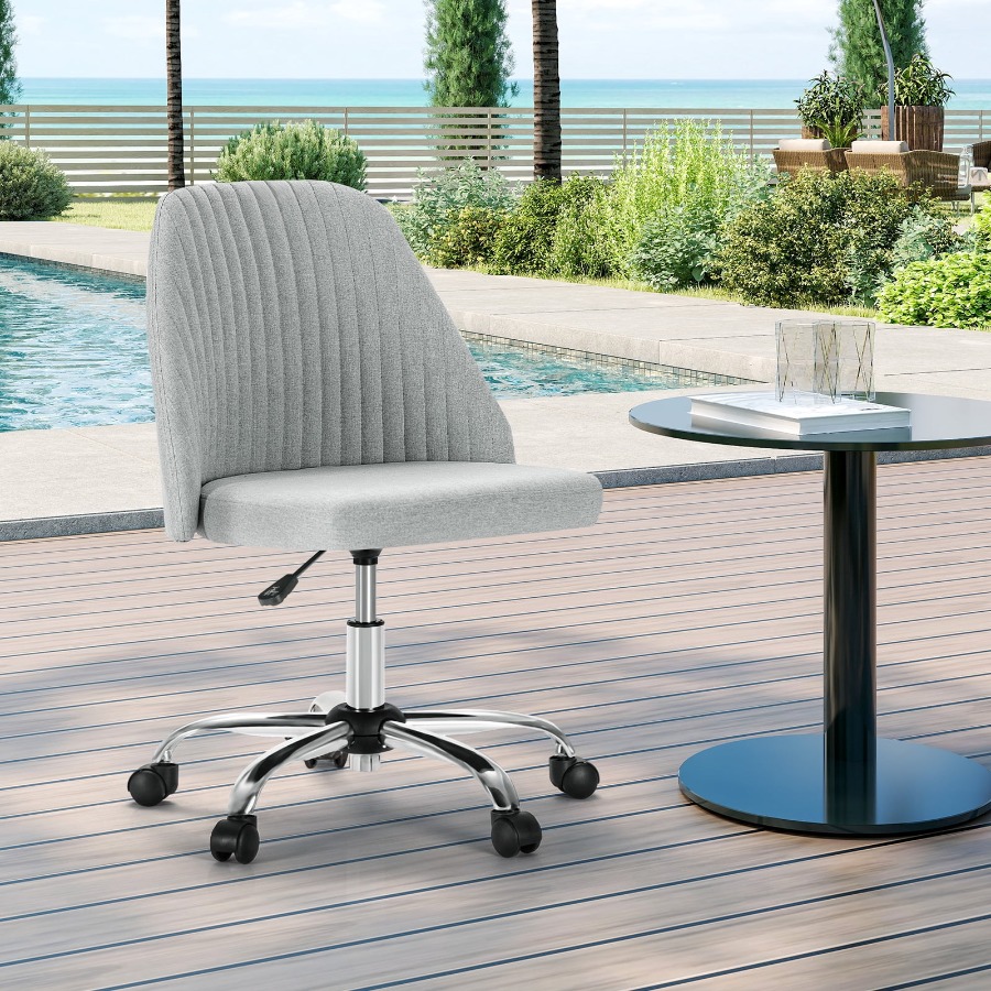 Armless Desk Chair with Wheels - огляд і ціна Home Office Cozy