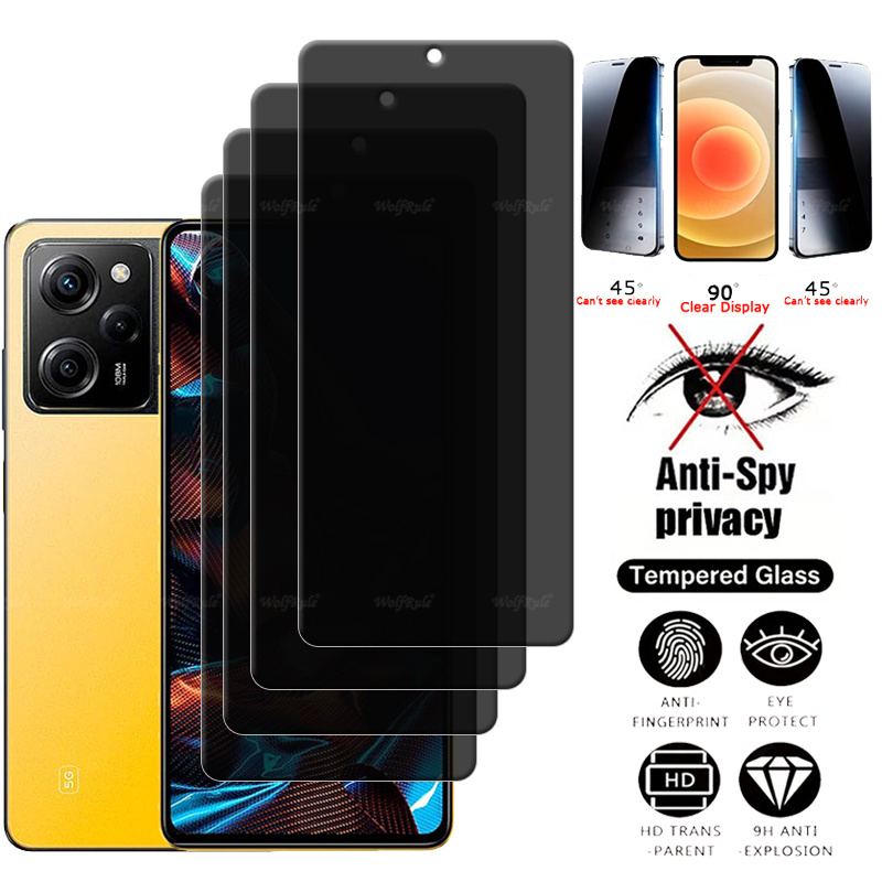4Pcs For Poco X5 Pro Glass Xia - огляд і ціна Monitor Privacy Screen
