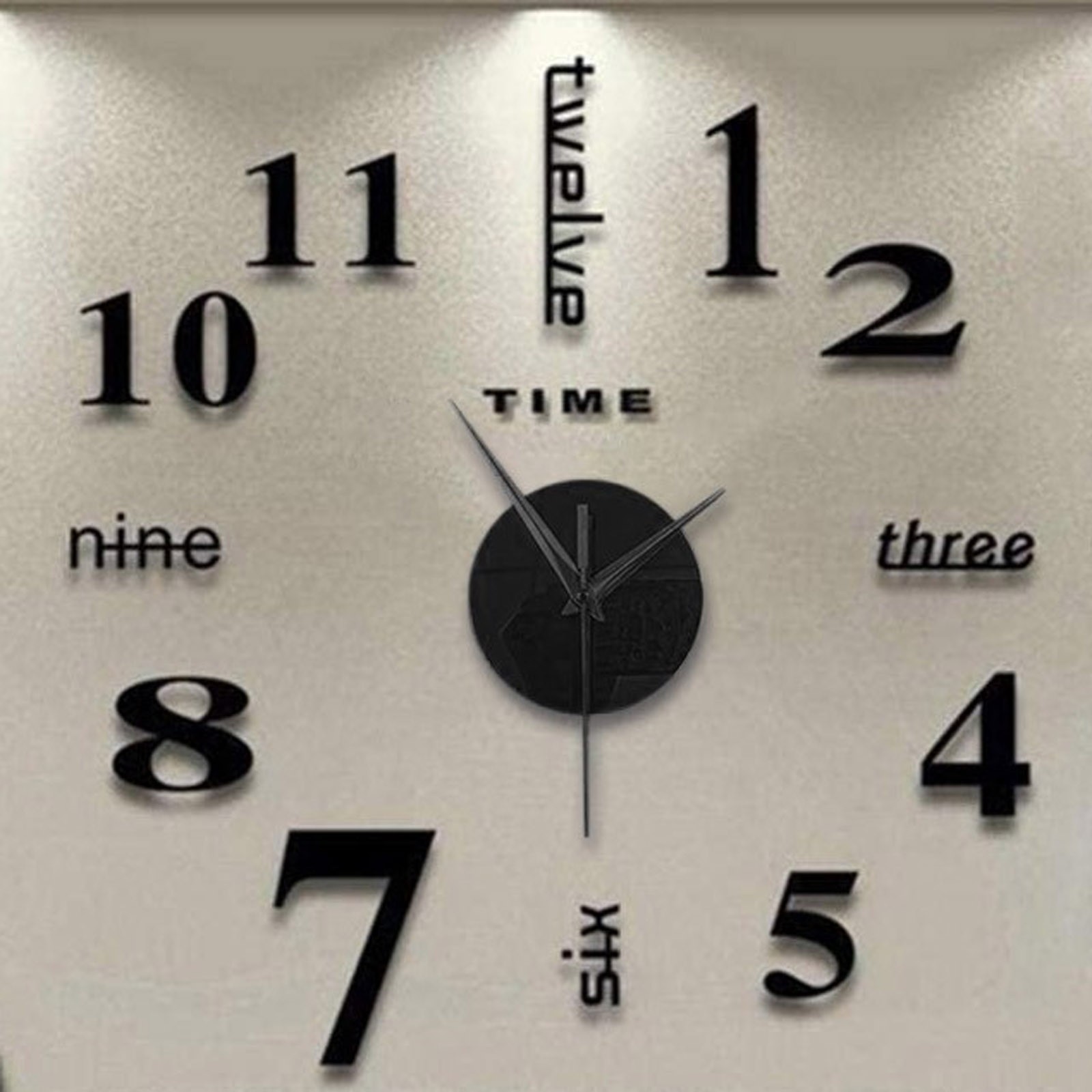 Frameless Diy Wall Mute Clock  - огляд і ціна Home Office Hours