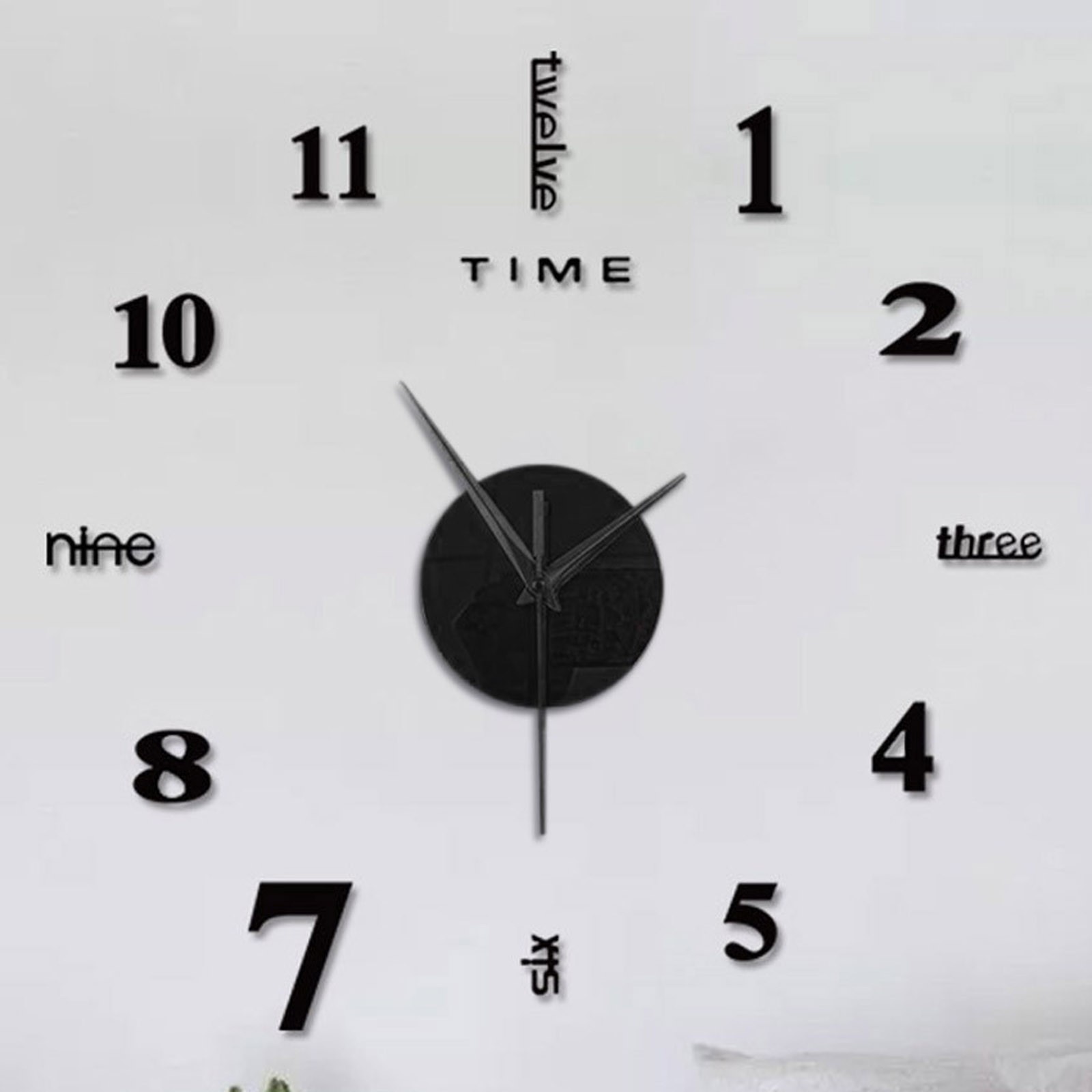 Frameless Diy Wall Mute Clock  - огляд і ціна Home Office Hours
