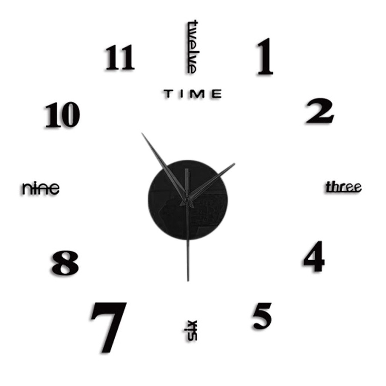 Frameless Diy Wall Mute Clock  - огляд і ціна Home Office Hours