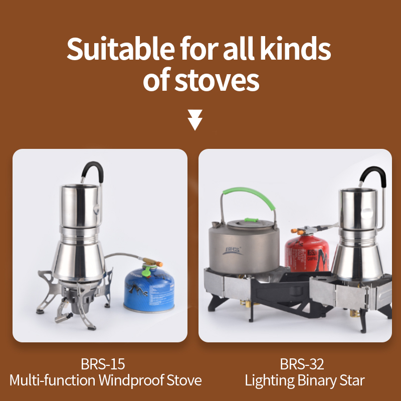 BRS Camping Stovetop Coffee Di - огляд і ціна Home Office Moka