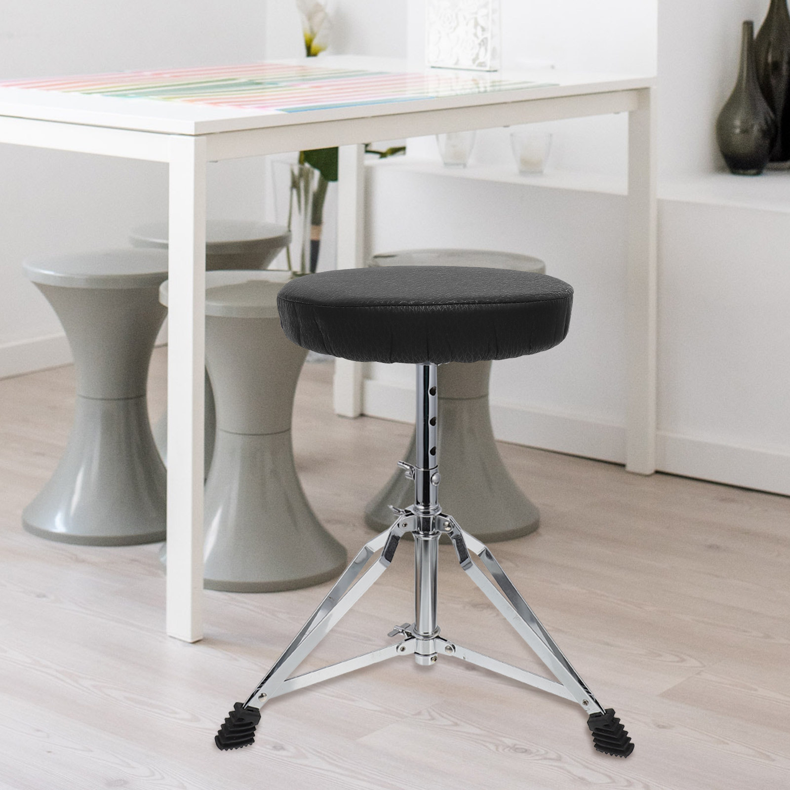Super Round Stool Cover Black  - огляд і ціна Home Office With Sofa