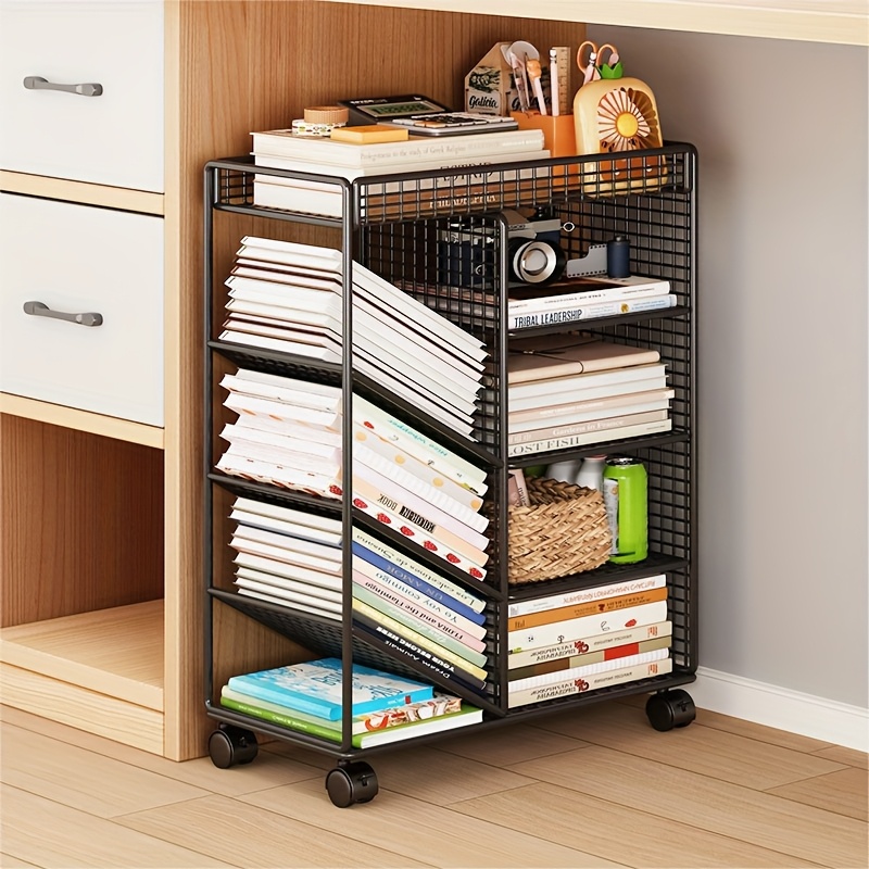Rolling Book Cart -  Metal Mob - огляд і ціна Home Office Shed
