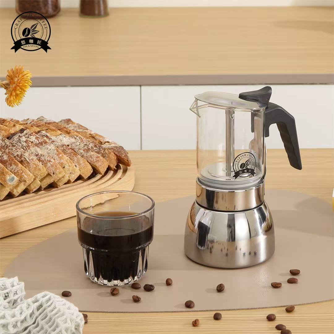 4/6 See-Through Moka Pot: High - огляд і ціна Home Office Moka