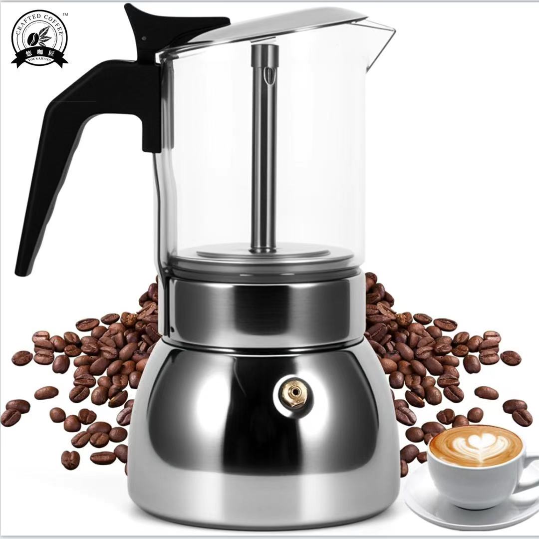 4/6 See-Through Moka Pot: High - огляд і ціна Home Office Moka