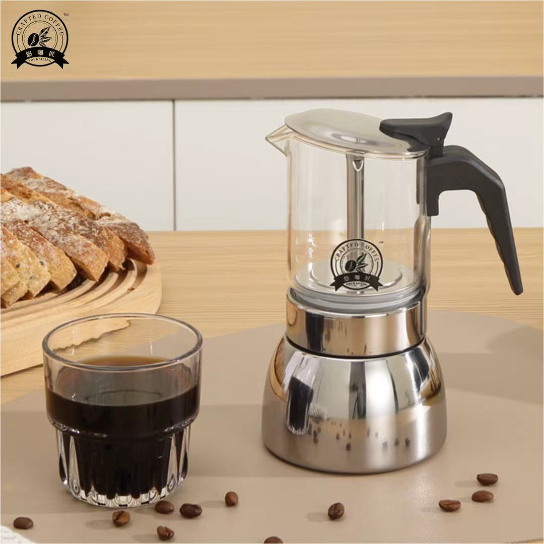 4/6 See-Through Moka Pot: High - огляд і ціна Home Office Moka