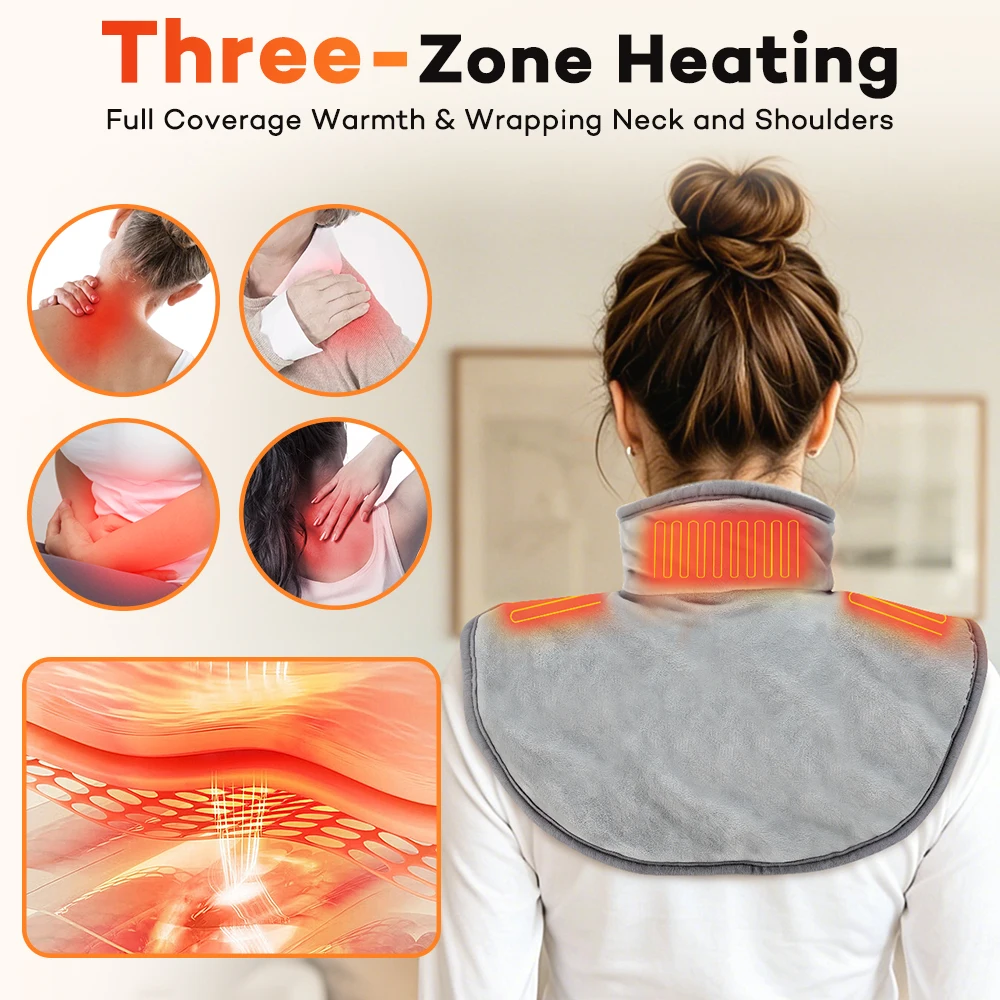 USB Heated Shawl with 3 Heat S - огляд і ціна Home Office Hours