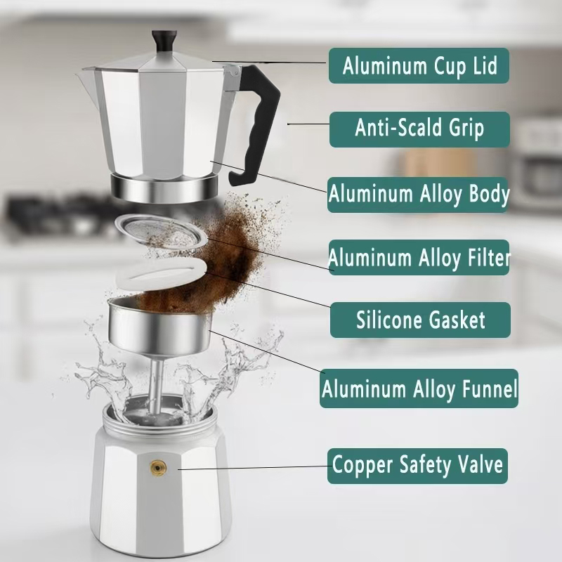 TRALOW Italian Stovetop Espres - огляд і ціна Home Office Moka