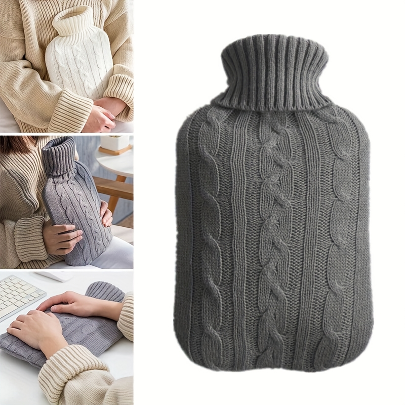 Gray Hot Water Bottle Cover -  - огляд і ціна Home Office Cozy