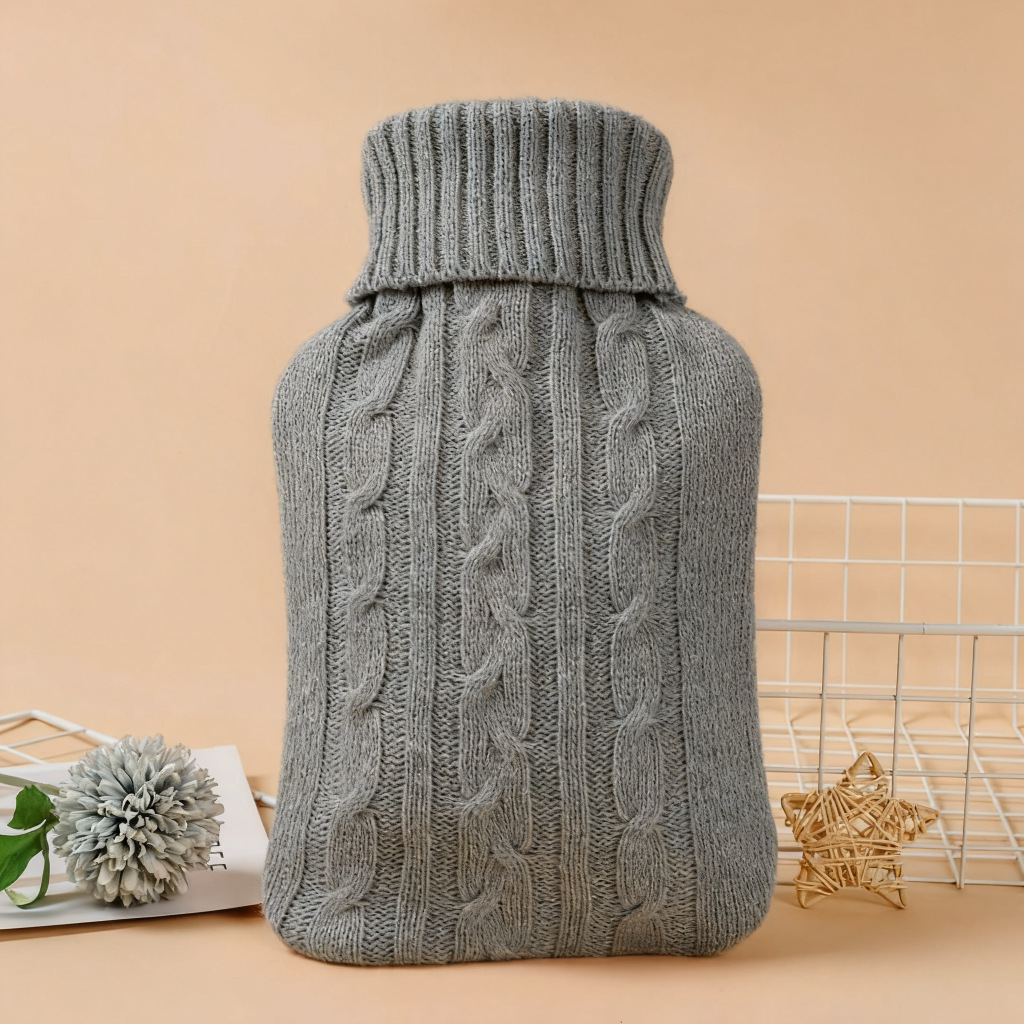 Gray Hot Water Bottle Cover -  - огляд і ціна Home Office Cozy
