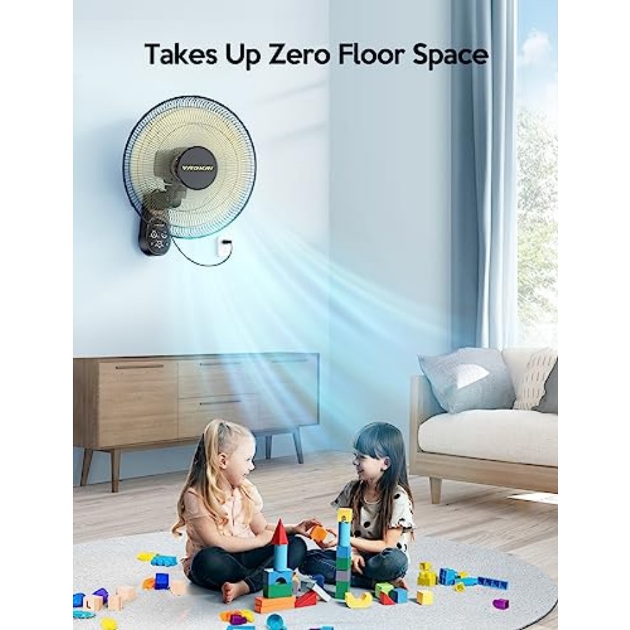Wall Mount Fan, 16 Inch Wall F - огляд і ціна Home Office Hours